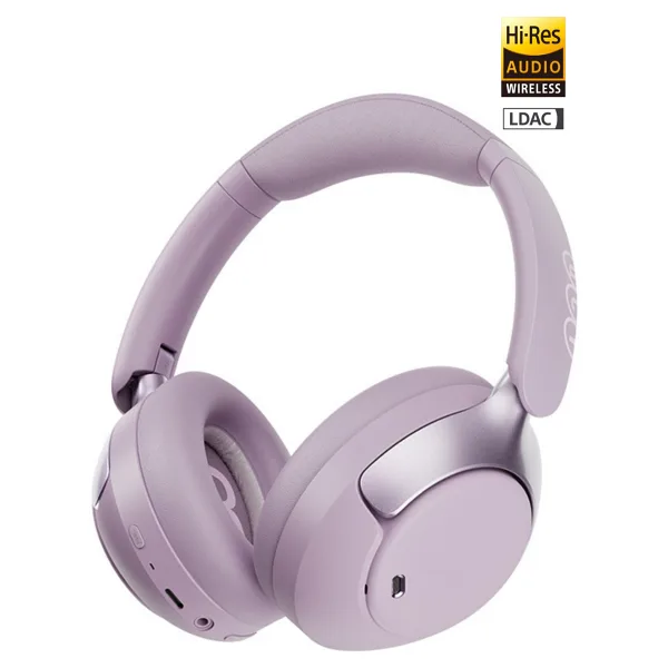 QCY H3 Pro ANC Mor Kulak Üstü Bluetooth Kulaklık