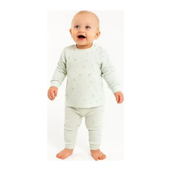 Sebi Bebe Prime Ay Yıldız Pijama Takımı 9156