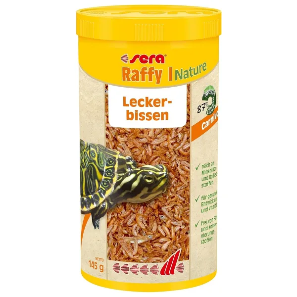 Sera Raffy I Gammarus Karışımı 1000 ml 130 gr Kaplumbağa Yemi