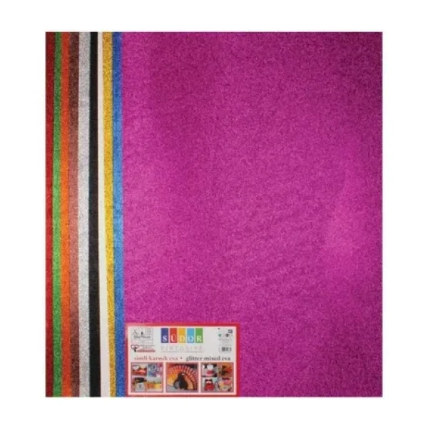 Südor Eva 50x70 Cm 10 Renk Simli Yapışkanlı (sk32)