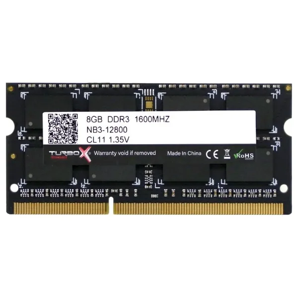 Turbox Evorion X 8GB DDR3 1600MHZ NB Ram