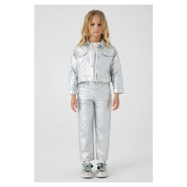 Tyess Bg Store Kız Çocuk Denim Ceket