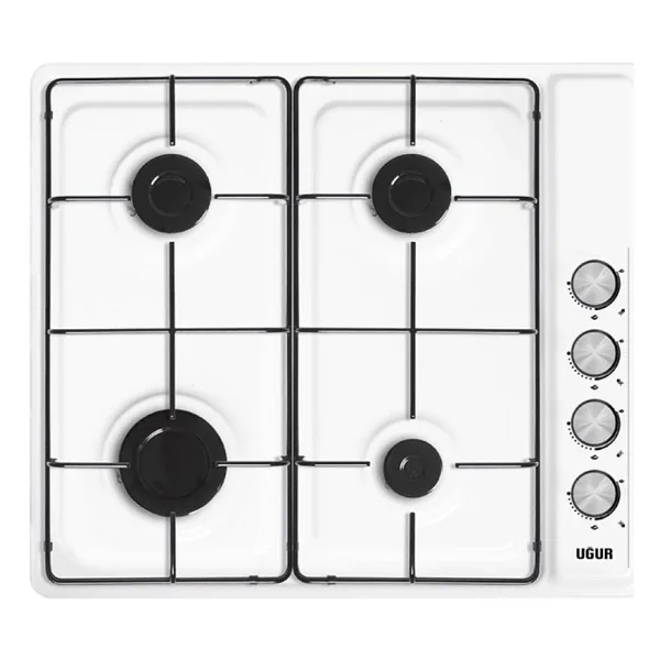 Uğur UEO 6040W0 BEY 1R1 Beyaz Set Üstü Ocak