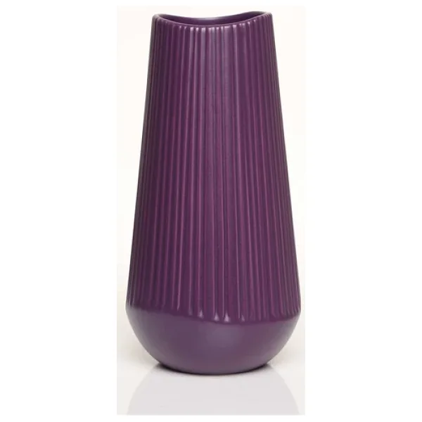Vitale Moleanos Mor Vazo Orta 12x12x25 Cm Ak.Jl0065
