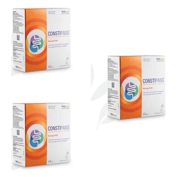 Wellcare Constipass Macrogol 3350 10 Saşe 3'lü