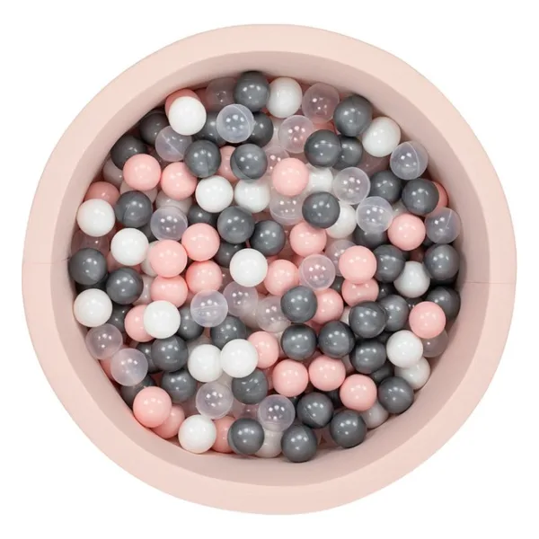 WellGro Bubble Pops Gri Top Havuzu - Beyaz/şeffaf/gri/pembe Toplar