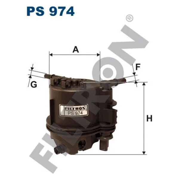 YAKIT FİLTRESİ BIPPER-NEMO-P307-P207-P206-C3-C2 1.4 HDI-FUSION-FIESTA 1.4TDCI