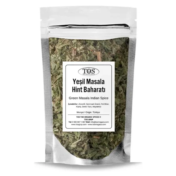 Yeşil Masala Hint Baharatı 100 gr (1. Kalite)