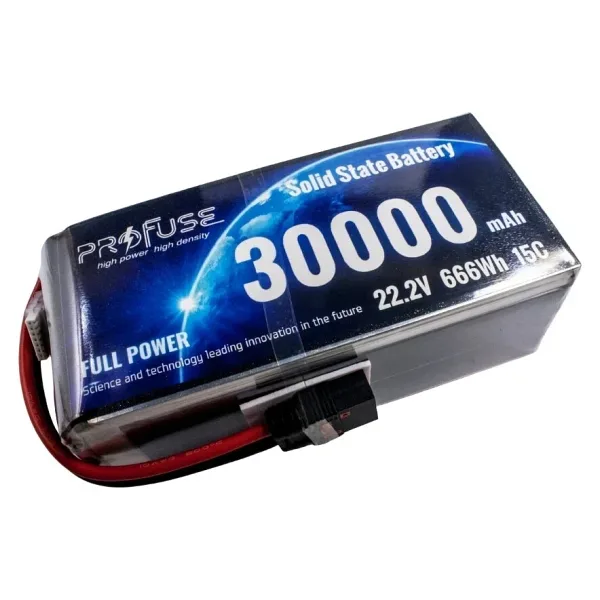 22.2V 6S 30000mAh 15C Solid State Lipo Batarya