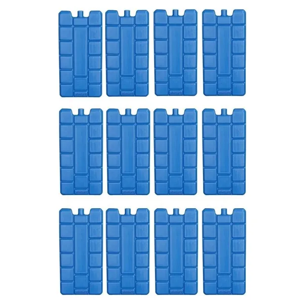 abnturk 12 Adet Akü Extra Soğutma Özelikli Jel Sıvılı 400ml Kaset Termos Buz Aküsü 60 Saat Koruma CE Belgeli
