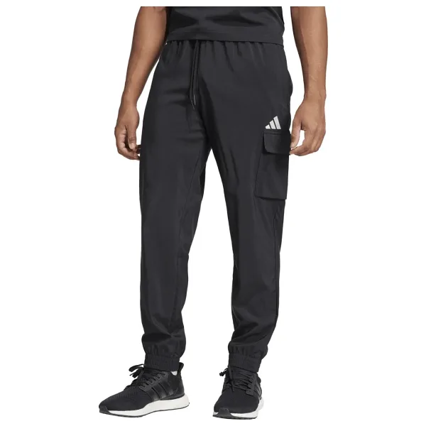 Adidas Essentials Small Logo JF3538 Siyah Kargo Erkek Eşofman Altı
