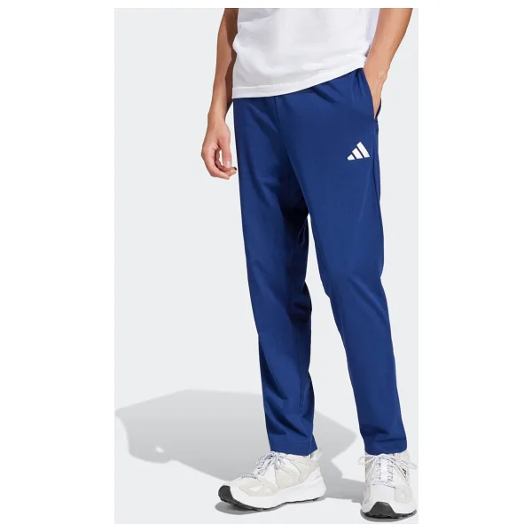 Adidas Essentials Small Logo Single Jersey JF1108 Mavi Erkek Eşofman Altı
