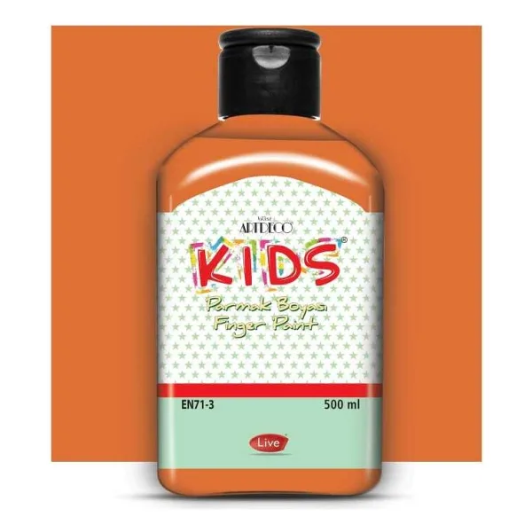 Artdeco Kids 500 ml Parmak Boyası Turuncu
