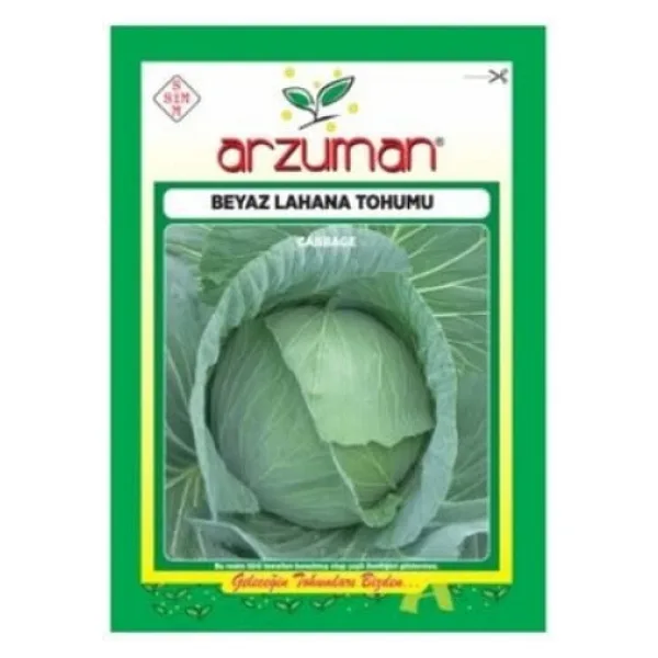 Arzuman Beyaz Lahana Tohumu 10gr