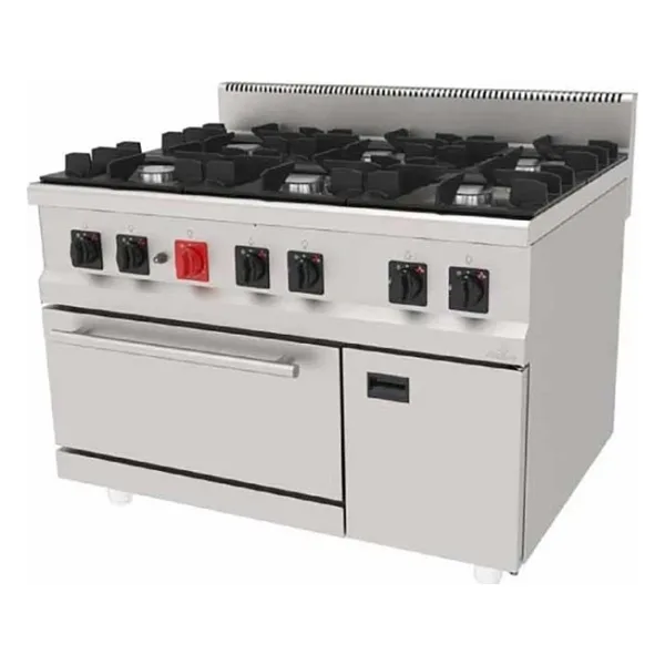 Atalay AGK-1290 Kuzine 6 Gözlü Gazlı Ocak