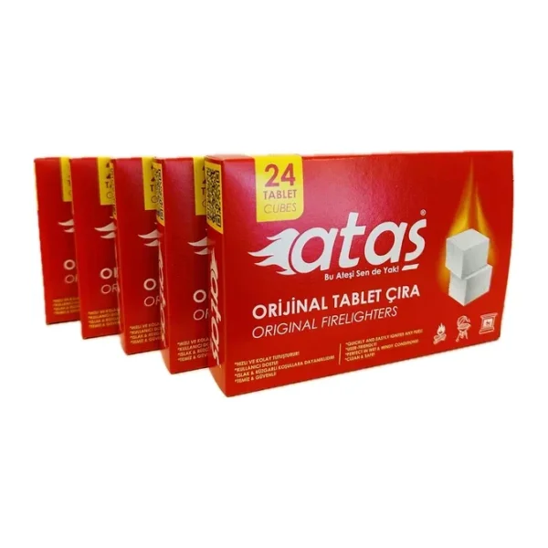 Ataş Kömür Tutuşturucu Tablet Çıra 5'li Paket
