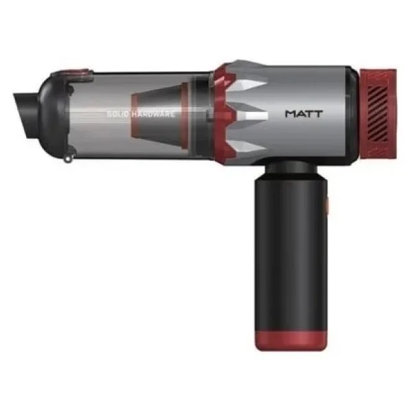 Auhma Matt MCV22 9000MAH Güçlü Bataryalı Araç Süpürgesi 22.000PA Kablosuz Şarjlı El Tipi 220W Vakum & Üfleme Kırmızı - RENK - Gri - Kırmızı - Siyah