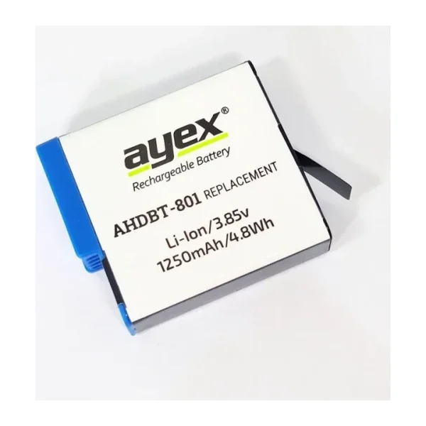 Ayex AHDBT-801 GoPro Hero 8 - 7 - 6 - 5 Uyumlu Batarya