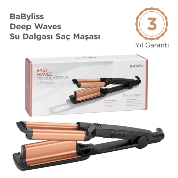 Babyliss W2447E Deep Waver Su Dalgası Saç Maşası