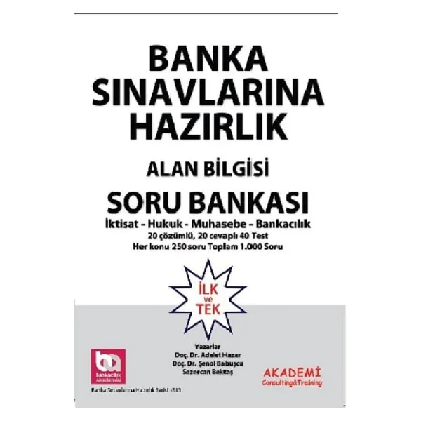 Banka Sınavlarına Hazırlık Alan Bilgisi Soru Bankası