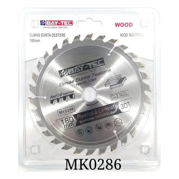 Bay-Tec Elmas Sunta Testere 180 mm