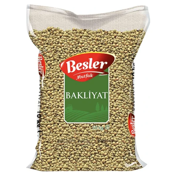 Besler 10 kg Yeşil Mercimek