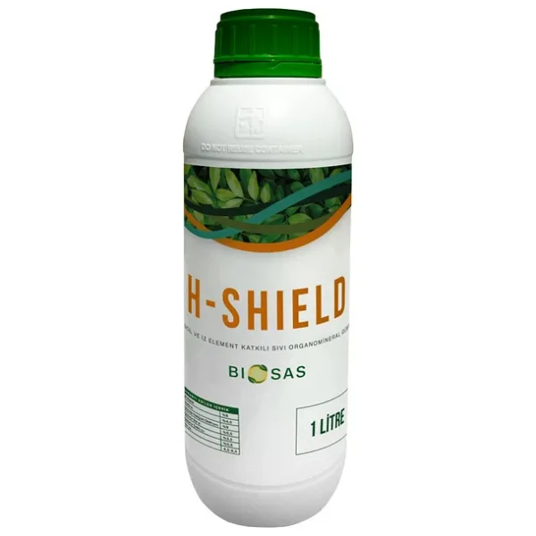 Biosas H-Shield 1 Lt İkincil Ve İz Element Katkılı Sıvı Organomineral Gübre