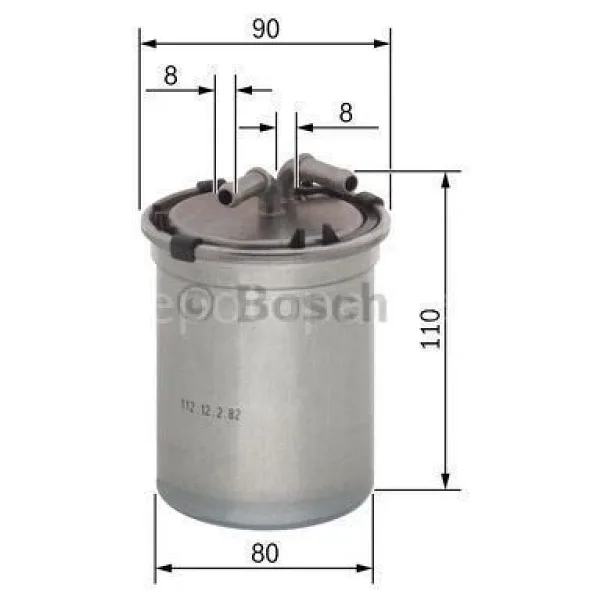 Bosch SEAT Cordoba 1.4 TDI 06.2006 - 11.2009 MAZOT FİLTRESİ filitre