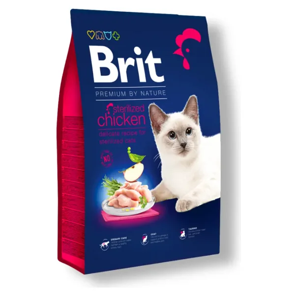 Brit Premium Sterilised Tavuklu 8 kg Kısırlaştırılmış Yetişkin Kedi Maması