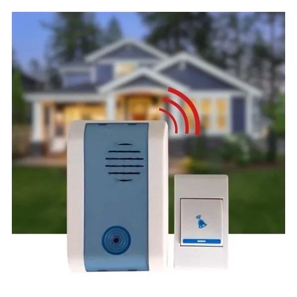 BUFFER Wireless Bağlantılı Ev, Ofis, Daire veya Bahçe Kapıları İçin Kablosuz Kapı Zili
