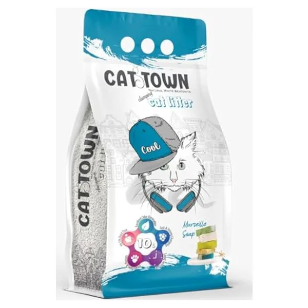 Cat Town İnce Taneli 10 lt Bentonit Kedi Kumu