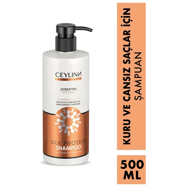 Ceylinn Silk Protein Kuru ve Yıpranmış Saçlar Şampuan 500 ml