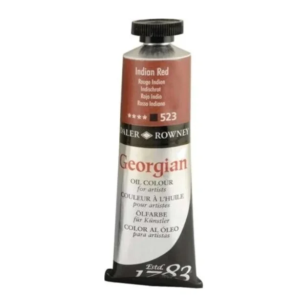 Daler-Rowney Georgian 38 ml Yağlı Boya N:523 İndian Red