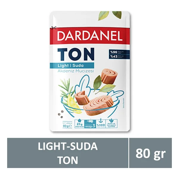 Dardanel Light Poşet Ton Balığı 80 gr