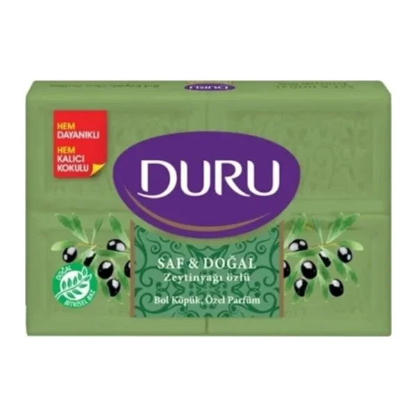 Duru Natural Olive Zeytinyağı Özlü 4x150 gr Banyo Sabunu