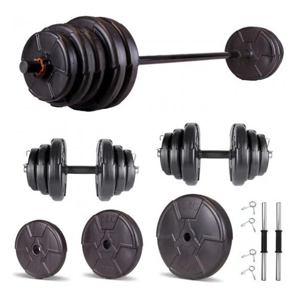Ecg Hero Serisi 45 kg Z Bar Dambıl ve Halter Seti