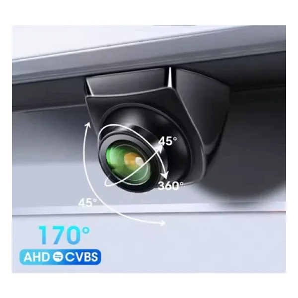 EXVOL PRAMİT GERİ GÖRÜŞ PARK KAMERASI 1080P AHD 170 DERECE 360 DÖNEN AHD-CVBS PARK ÇİZGİ AYARLI