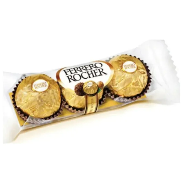 Ferrero Rocher Truffle Fındıklı Çikolata 3 Adet 37,5 gr x 5 Paket - 37 gr
