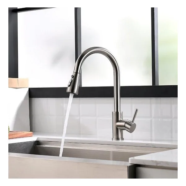 Fleko KS10S01 Spiralli Inox Mutfak Bataryası