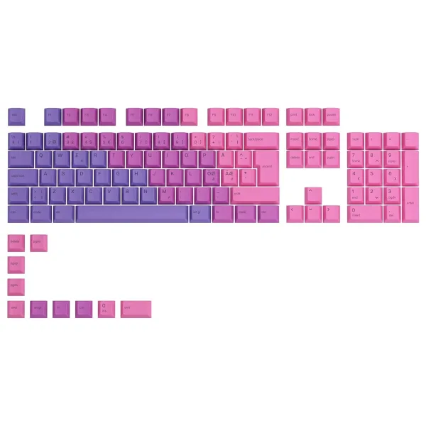 Glorious PC Gaming Race GPBT Tuş Takımı, 115 PBT Tuş Takımı, ISO, NO-Layout, Nebula