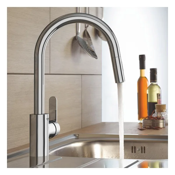 Grohe Get 31484001 Spiralli Mutfak Bataryası