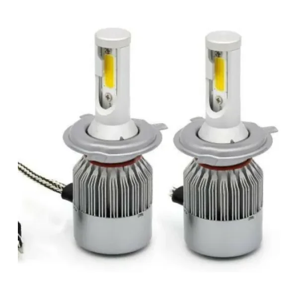 H4 UZUN KISA ENG 10800 LÜMEN ŞİMŞEK ETKİLİ H4 BEYAZ LED ZENON