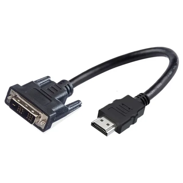Hdmi To Dvı 18+1 Çevirici Kablo Hdmı-dvı18+1 Çevirici 20cm Kablo