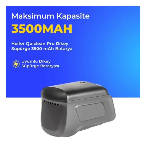 Heifer Quiclean Pro Dikey Süpürge 3500 Mah Batarya