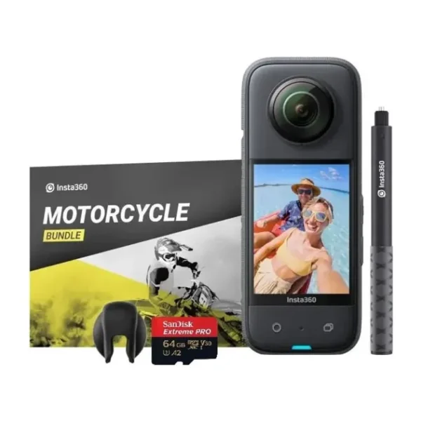 Insta360 X3 Aksiyon Kamerası - Motosiklet Kiti