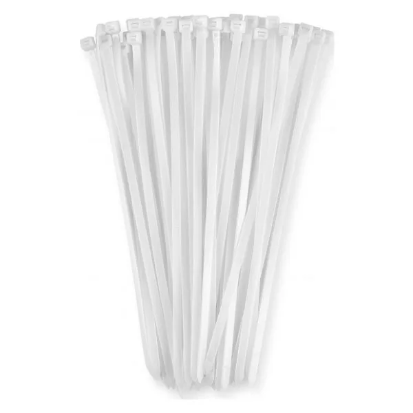 KABLO BAĞI PLASTİK CIRT KELEPÇE 3,5X190MM 100 ADET BEYAZ