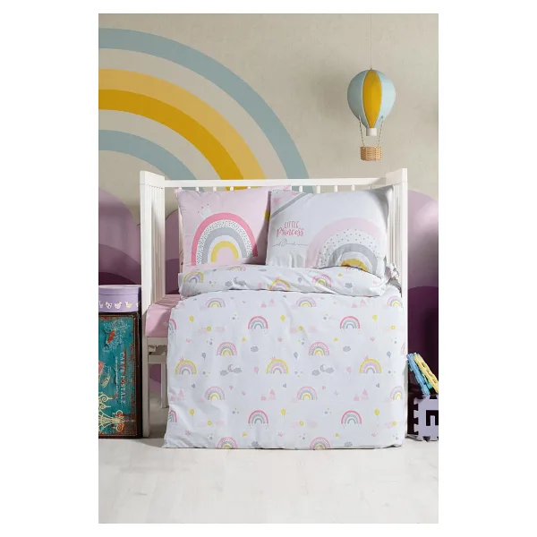 Kanz Ranforce Bebek Nevresim Takımı Knz-001 Rainbow