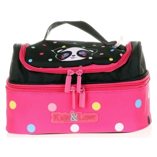 Kaukko L7120 Kids Love Face Panda Beslenme Çantası