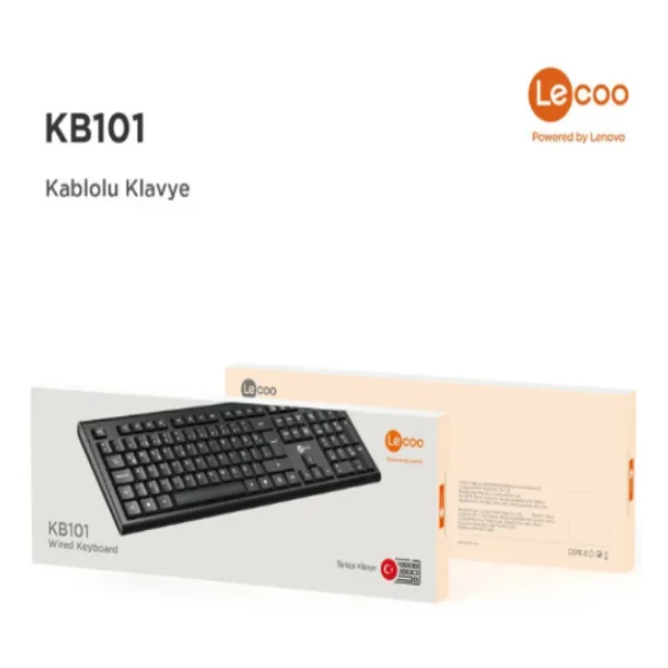 Lenovo Lecoo KB101 Q Kablolu Klavye
