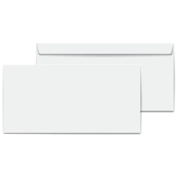 Limmy Diplomat Zarf Penceresiz 105 X 240 Mm Beyaz - 50 Adet
